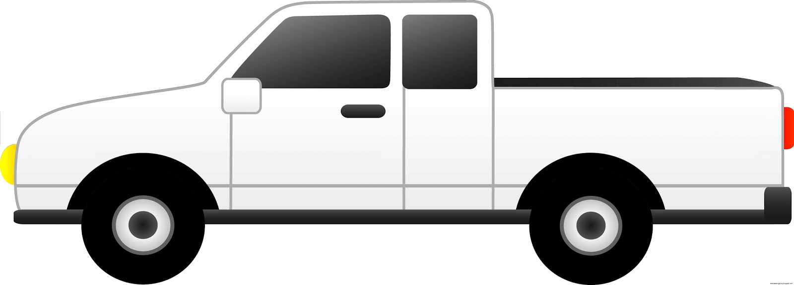 White Pickup Truck Clip Art White Pickup Truck Clip Art