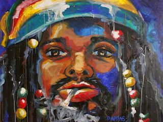 Красочный портрет человека. Julia Pappas