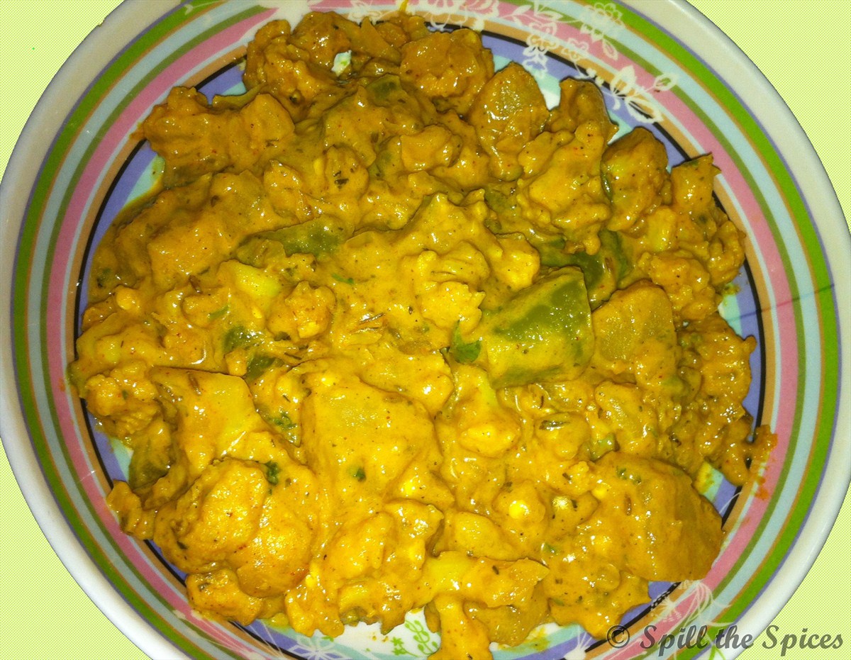 Creamy Aloo Gobi Capsicum Curry Spill the Spices