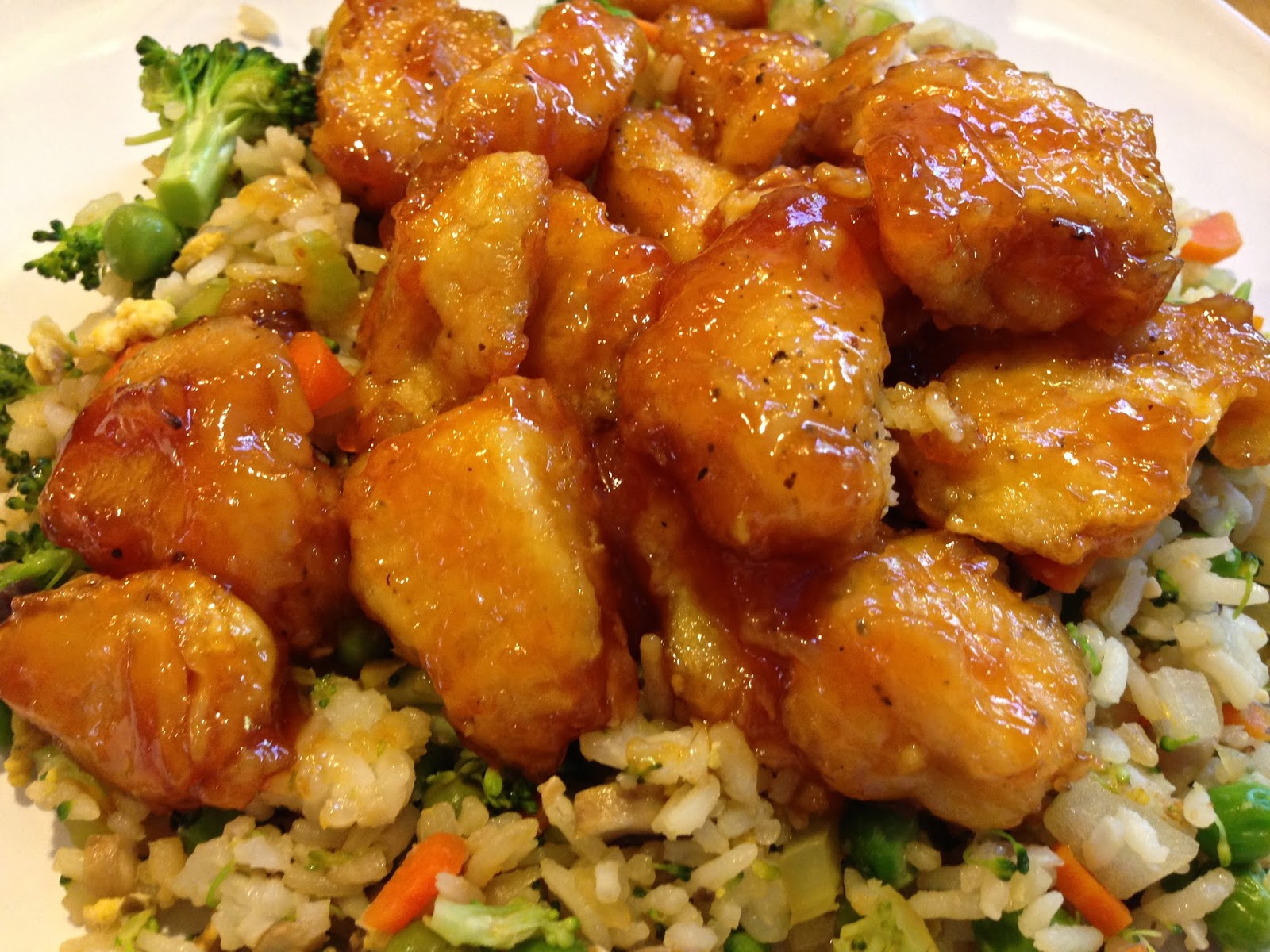 Mary's Busy Kitchen Favorite GF Sweet & Sour Chicken and Almost Fried Rice