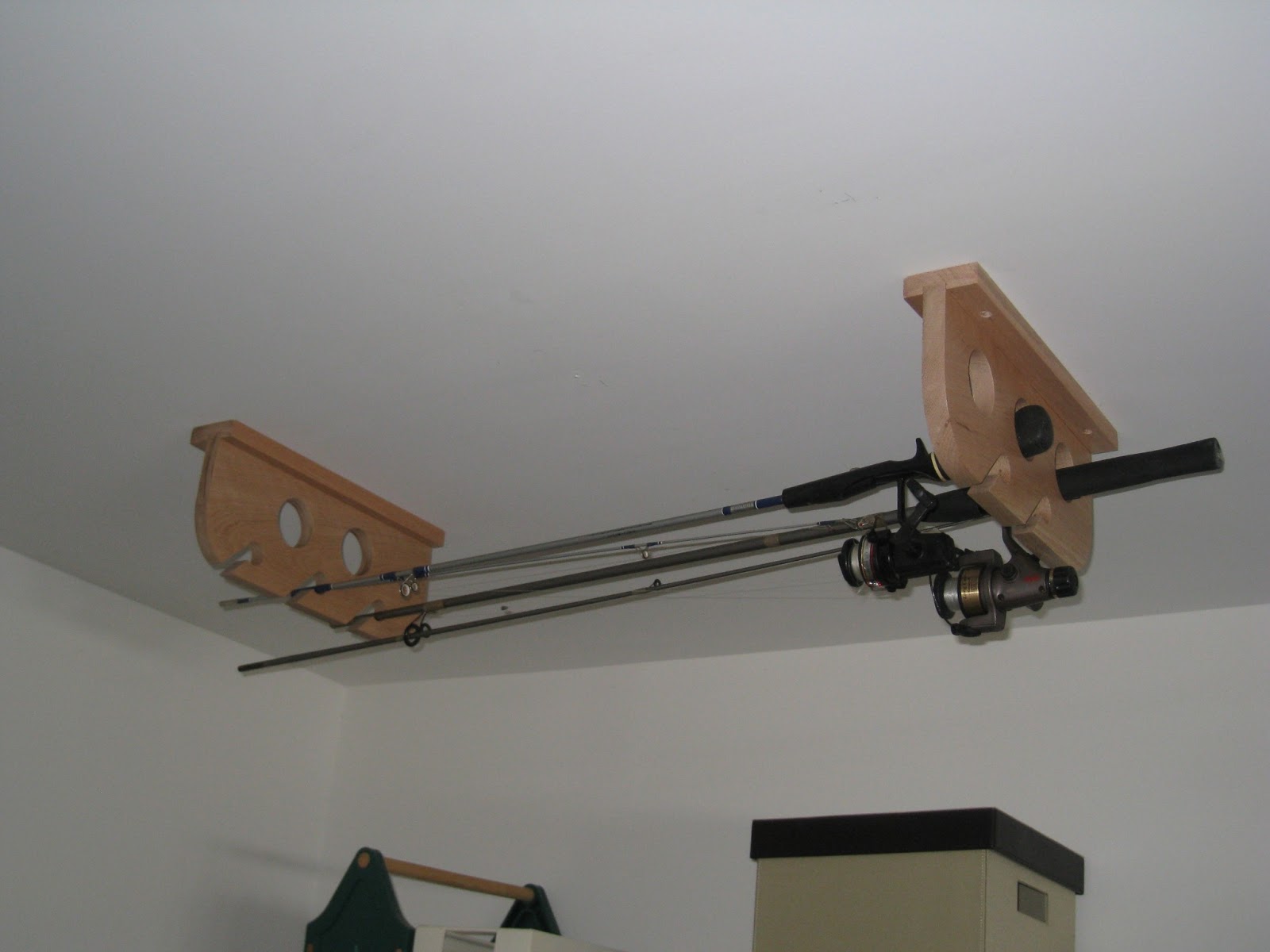 Woodified Fishing Rod Rack