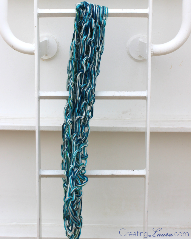 Creating Laura: The Triplet Shawl: An Arm Knitting Pattern