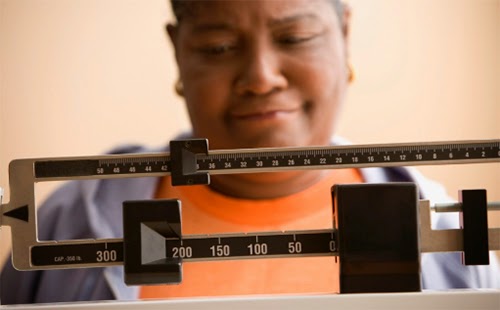 Obese Black woman