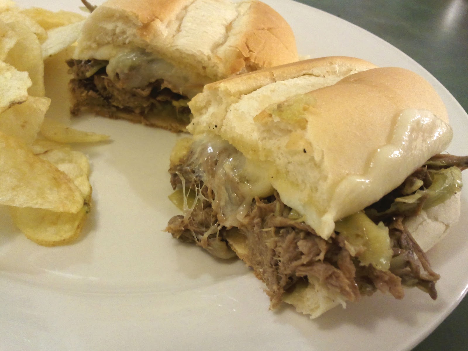 A Busy Mom's Slow Cooker Adventures Italian Beef Sandwiches
