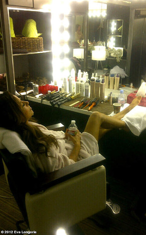 Eva-Longoria-injured Eva Longoria injured