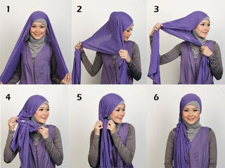 Cara Memakai Jilbab Islami