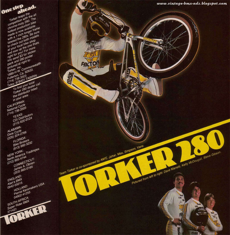vintage torker bmx