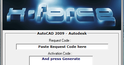 Keygen AutoCAD 2009 Activation