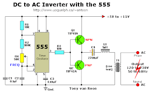 RANGKAIAN DC TO AC CONVERTER electronic ke controller wiring diagram 