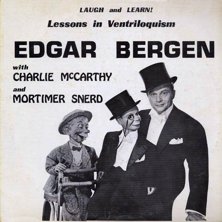 Vintage Standup Comedy Edgar Bergen Laugh And Learn! Lessons In