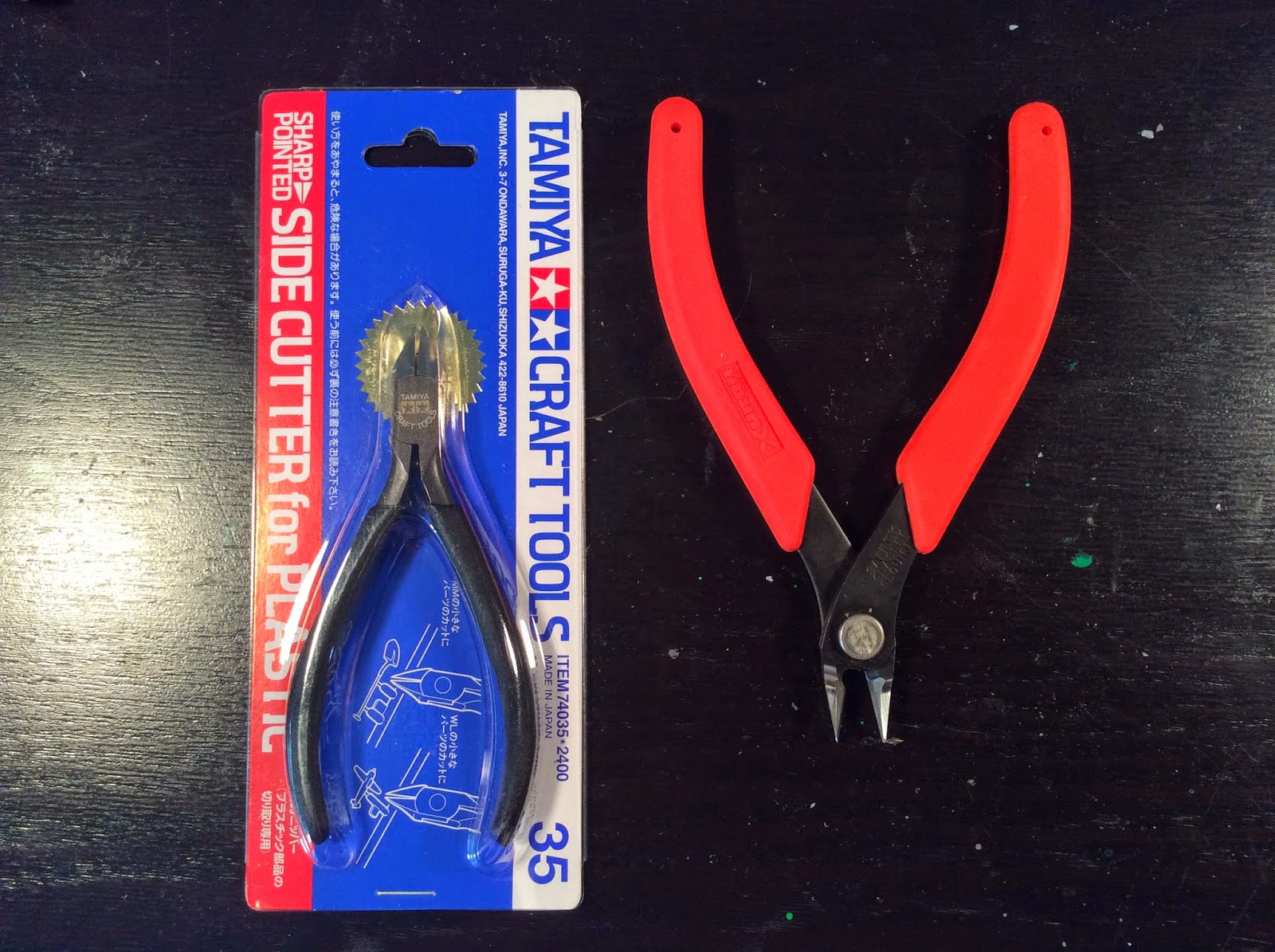 Side Cutter Comparison Xuron Professionals vs Tamiya Sharp Pointed