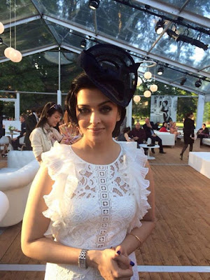 Aishwarya Rai at the launch of Longines' new Dolce Vita watch in Chantilly, France