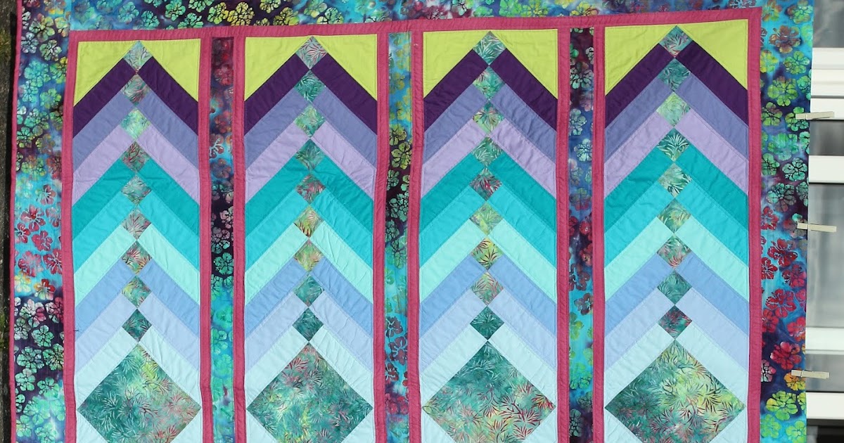 Katherine's Dabblings Jelly Roll Quilt. French Braid Quilt. Prairie