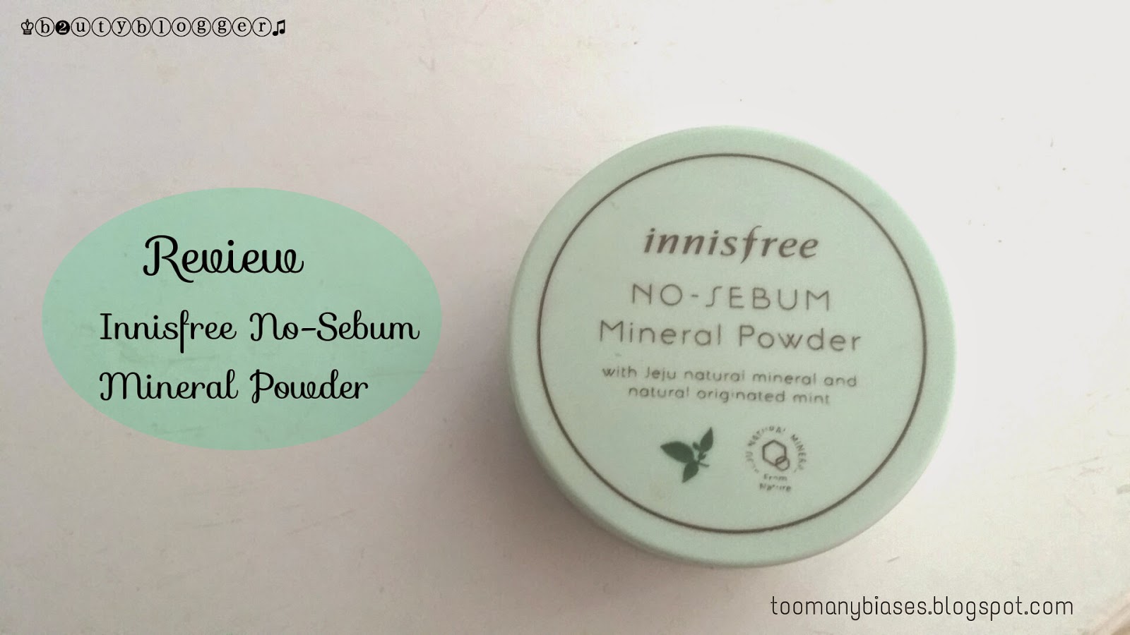 Review Innisfree No Sebum Mineral Powder B2uty Blogger