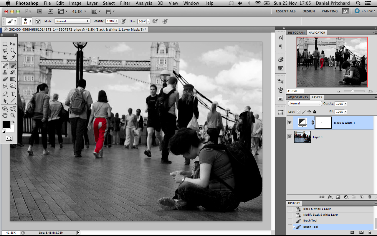 Daniel Pritchard Photography TUTORIAL Making One Colour