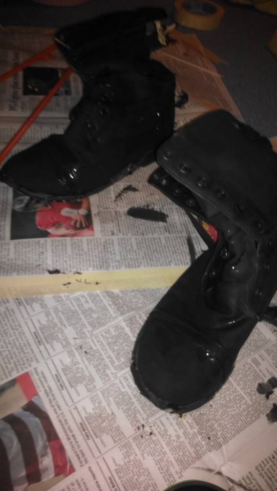 Taratastiic DIY Galaxy Combat Boots