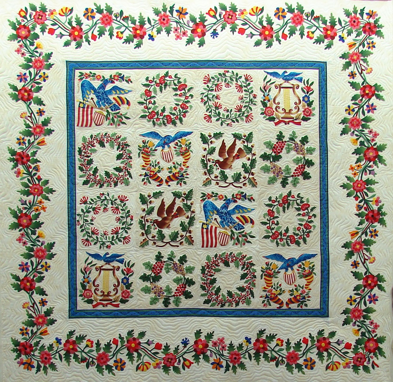 Quilt Vine: Faux Baltimore Album Quilt