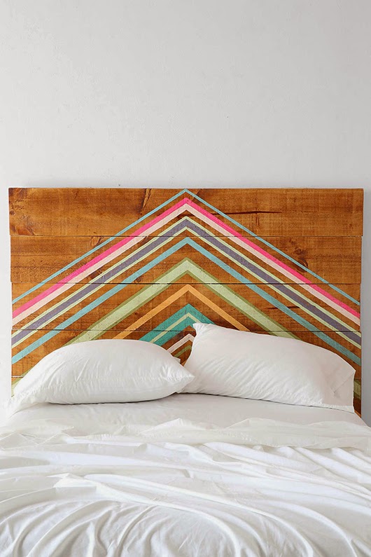 avant garde design geometric headboards.