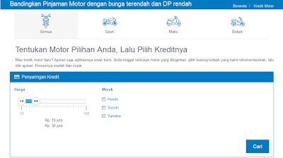 Perhitungan Kredit Motor di Cermati