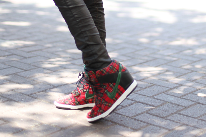 zapatillas nike cuadros escoceses