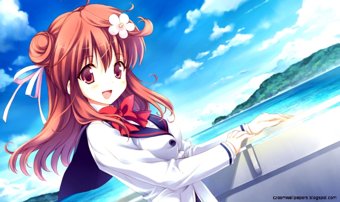 Purin Amanatsu Land Anime School Girl White Purin Amanatsu Land Anime School Girl White