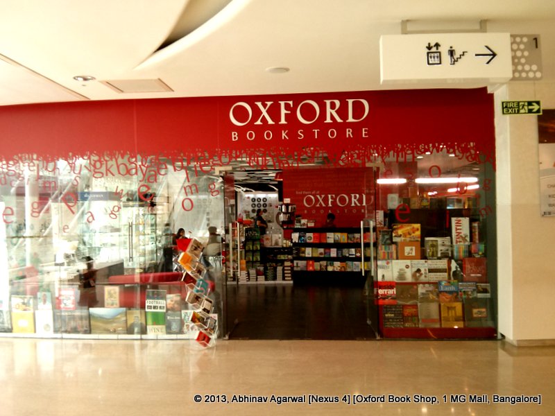 Abhinav Agarwal Oxford Book Shop, MG Mall
