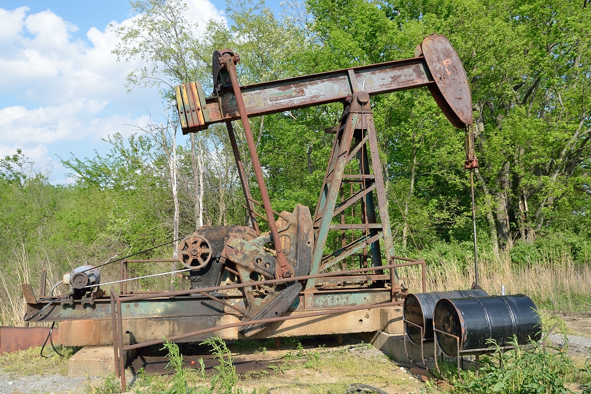 Tom and Margot's Adventures in Photography Rural Kentucky Oil Wells and Tractors