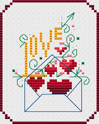 Fairy alphabet – A, B, C (cross stitch letter patterns) Happy
