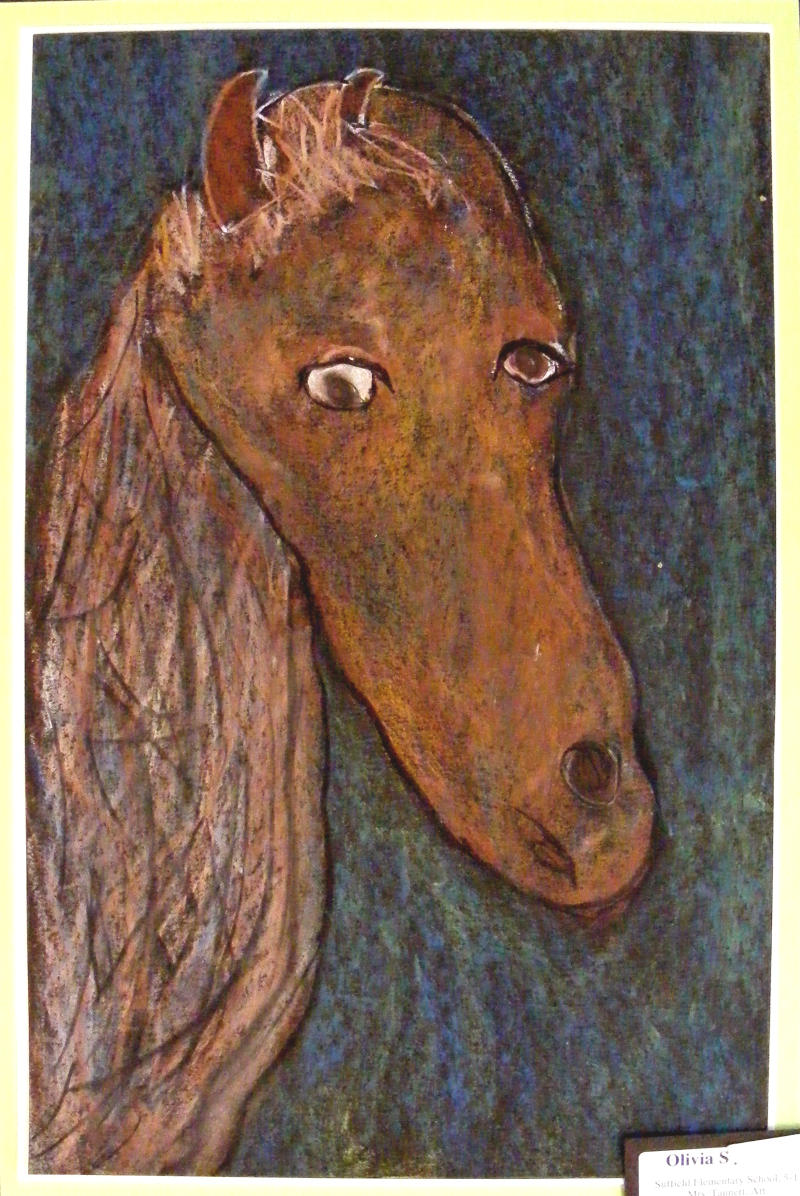 Suffield Elementary Art Blog! Oil Pastel Horses