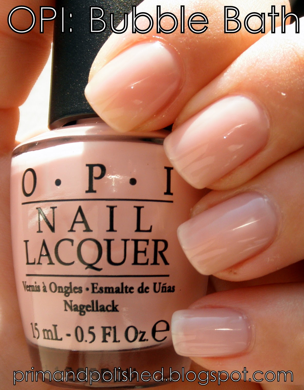 OPI Bubble Bath Bubbles in nail polish, Nail polish, Nails