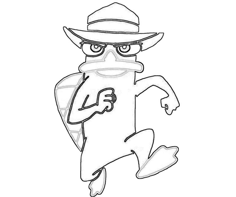 Perry The Platypus Run Coloring Pages perry-the-platypus-run-coloring-pages