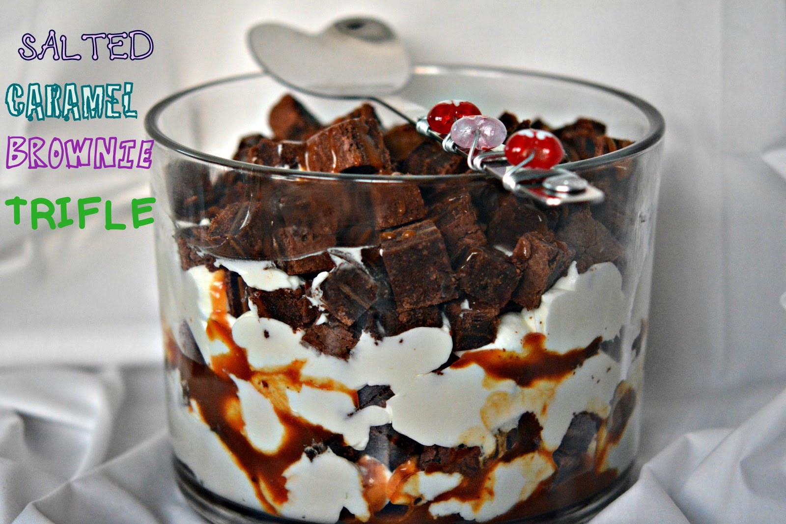 SALTED CARAMEL BROWNIE TRIFLE!!! Hugs and Cookies XOXO