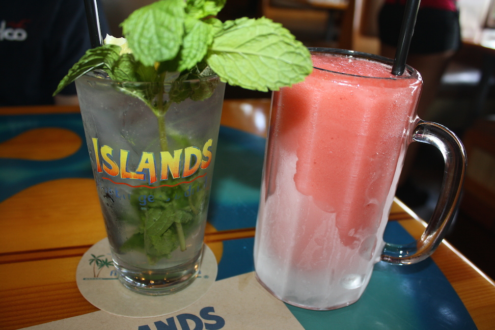 Islands Restaurants NFL Happy Hour Menu Any Tots