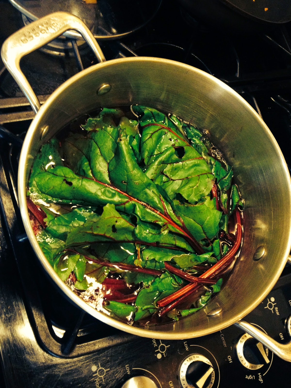 Mama Boo's Kitchen Seasoned Beet Greens