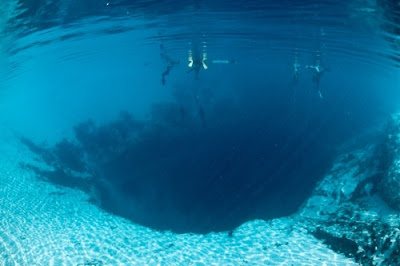 Diving in Great Blue Hole Belize photo