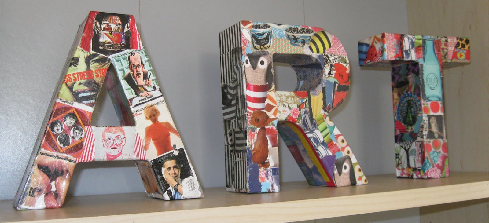 Studio Tomas King DECOUPAGE LETTERS