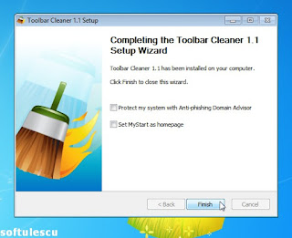 Toolbar Cleaner instalare