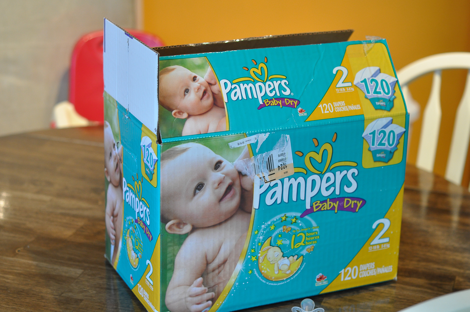 Decorating Through Dental School 0.00 Diaper Box Makeover