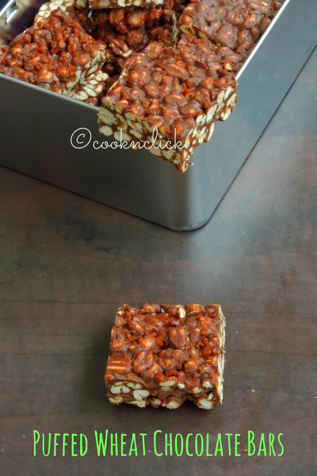 puffed wheat bars