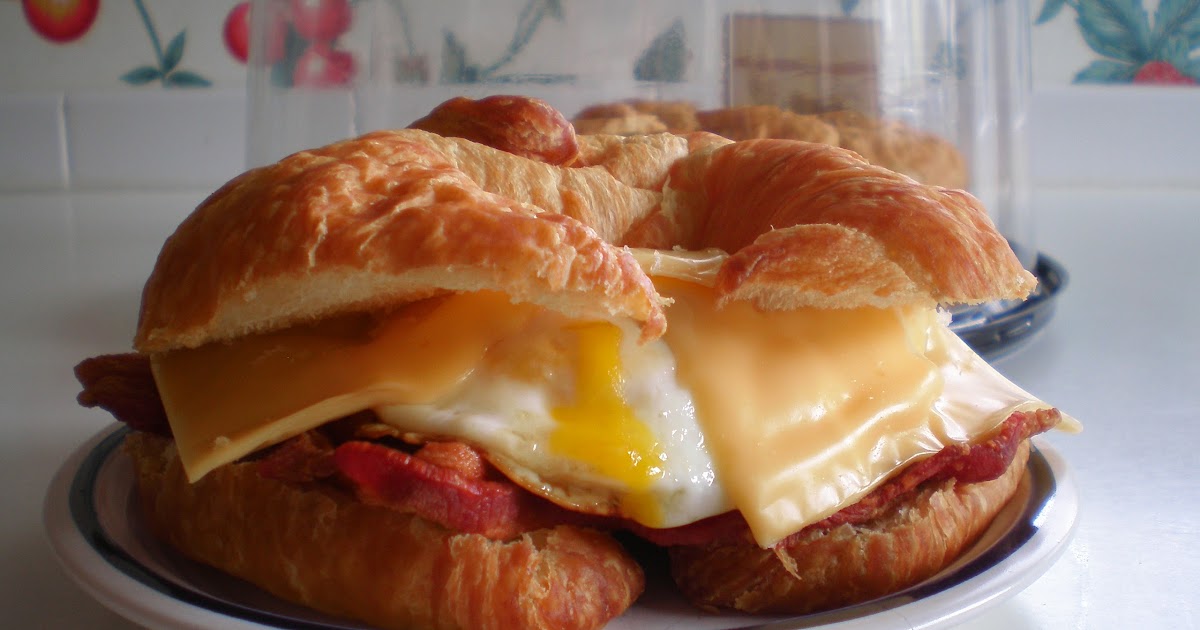 Kandy's Kitchen Kreations Bacon, Egg & Cheese Breakfast Croissants