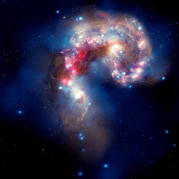 Gorgeous image of the Antennae Galaxies!