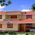 Four bedroom house elevation in 2500 sq. feet