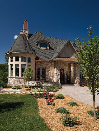 Diseños de Casas, Planos Gratis: Casa Fachada de Piedra