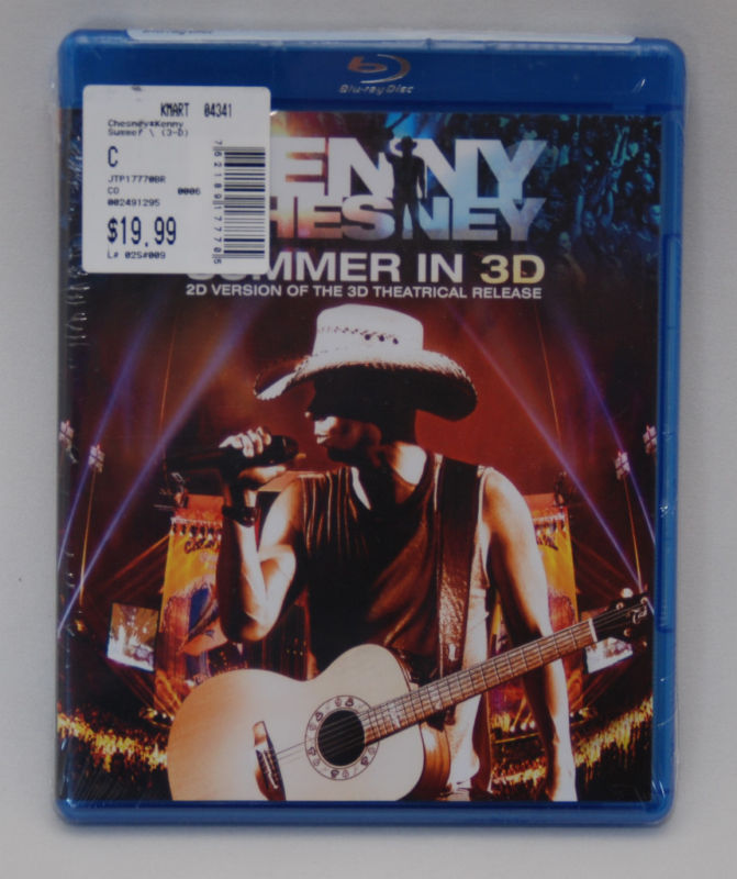 Bluray & DVD Exclusives Kenny Chesney Summer in 3D Kmart Exclusive