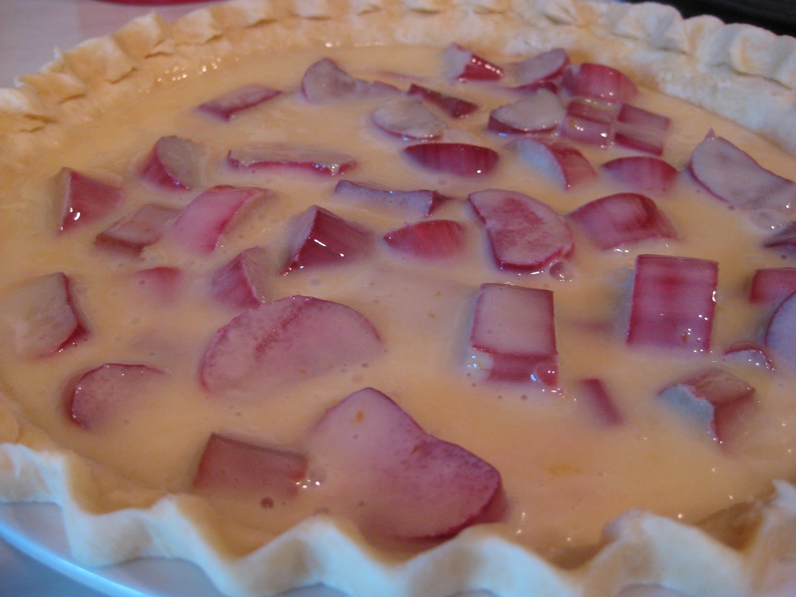 The Pie Experiment Pie 38 Sour Cream Rhubarb Pie