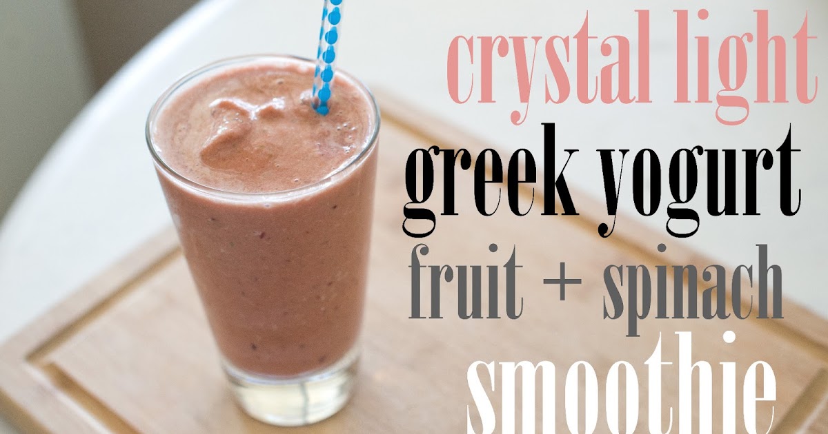 Domestic Fashionista Crystal Light, NonFat Greek Yogurt, Fruit, and