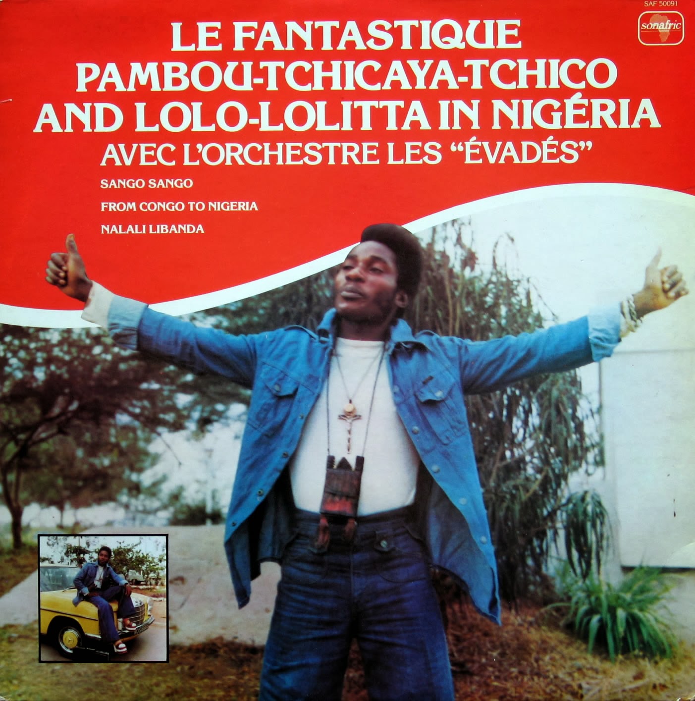 Tchico Tchicaya and Lolo Lolitta in Nigeria  Tchico,+front