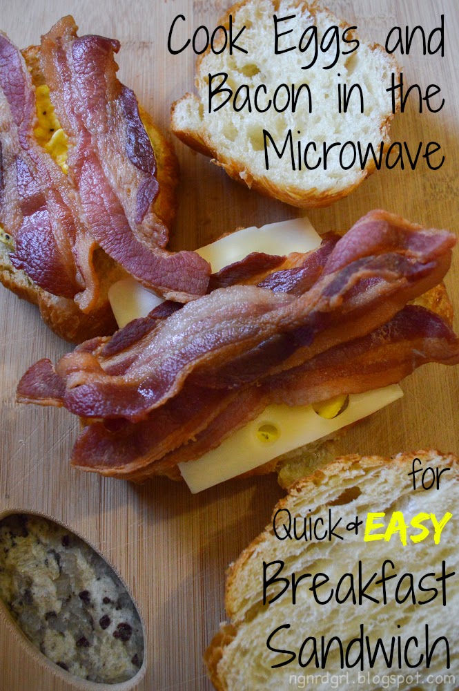 Making My Stead Quick and Easy Breakfast Sandwich