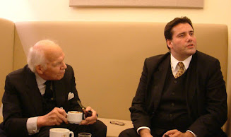 Two former Presidents: Dr Erich de Saventhem (left) and Mr Ralph Siebenbuerger