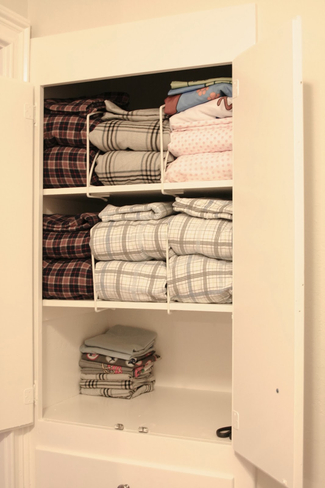 Organized Bedding Simply Organized